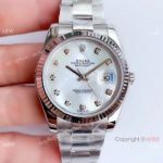 NEW Upgraded ETA3235 V3 Rolex Datejust II Watch SS White MOP Face Oyster Band_th.jpg